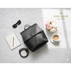 Kate Spade Authentic Black & Pink Somerville Road Megyn Backpack